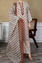 NUSL3266 Printed Lawn Suit - Unstitched 3Pc